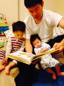 Bible reading before bed.